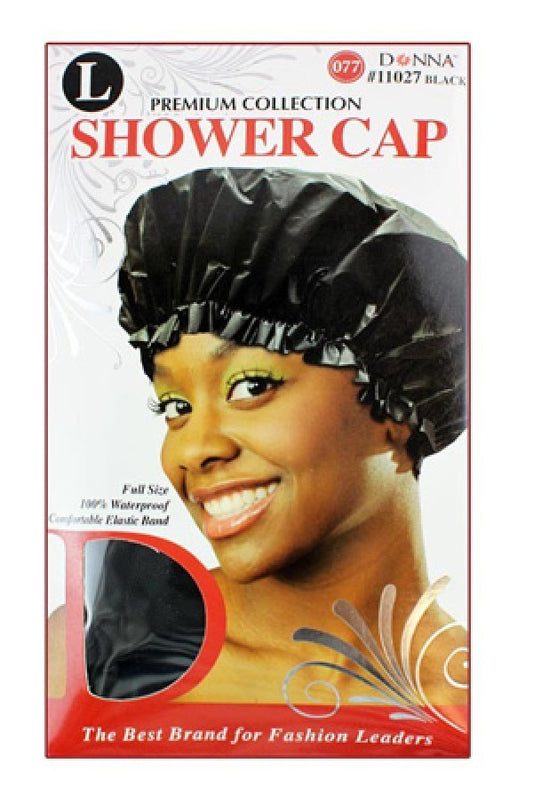 Donna-11027 Large Shower Cap (Black) -dz