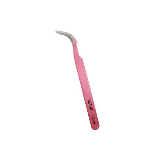 Micha Vetus Pink Tweezer Curved - CS15