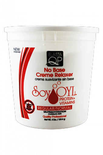 Elasta QP-47 Soy Oyl No Base Crème Défrisante - Régulier (4lb)