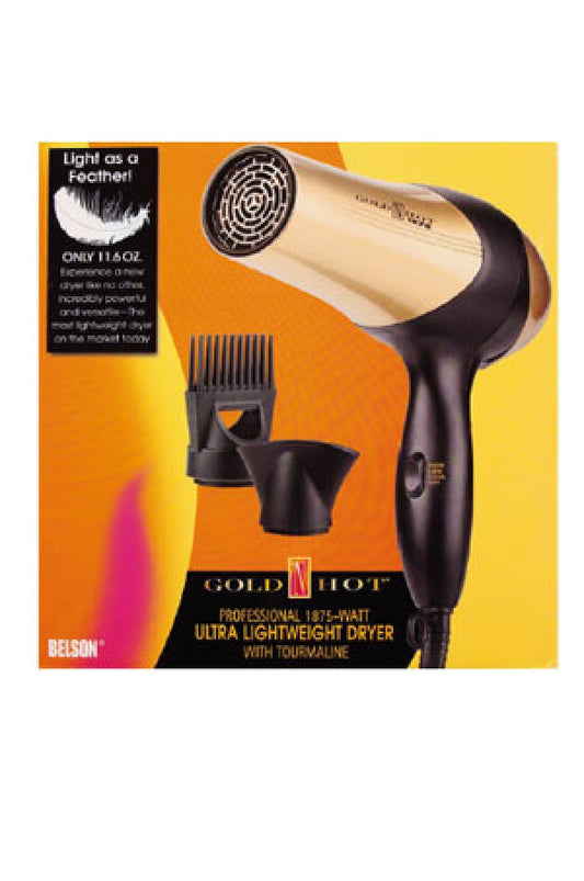 Gold'N Hot GH2259 1875W Ultra Light Dryer w/Tourmaline