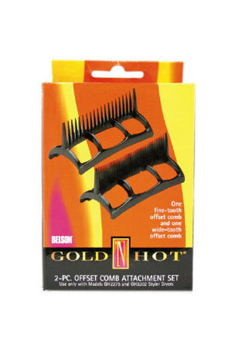 Gold'N Hot GH2276 2pc. Offset Comb Attachment Set