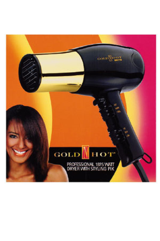 Gold'N Hot GH8135 1875W Dryer w/ Styling Pik