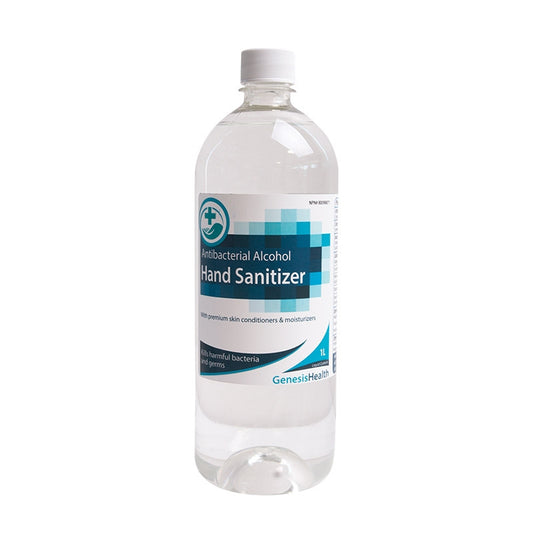 Genesis - Anti Bacterial Liquid Alcohol Hand Sanitizer - 1L