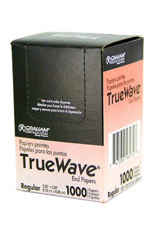 Graham-56174 True Wave End Papers -Regular (1000 papers/2.25"x3.25") -pc