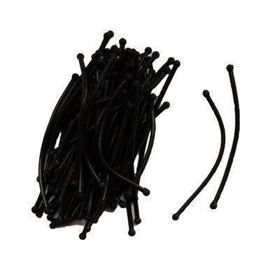 H&R - (R-RBL50) Perm Rubber Black - Long - 50bag