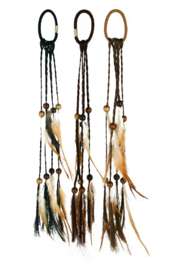 Hair Clip with Feather 3049-07 ASST -dz