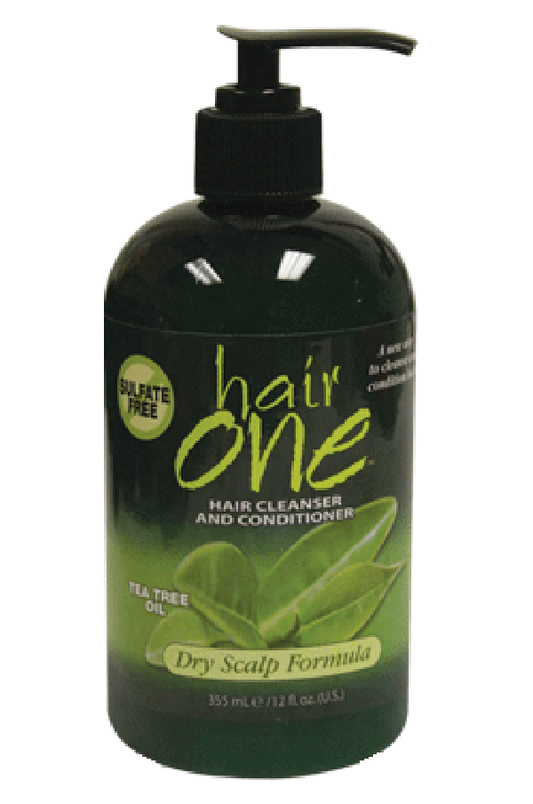 Hair One-5 Hair Cleanser & Conditioner Tea Tree Dry Scalp Formula (12oz)