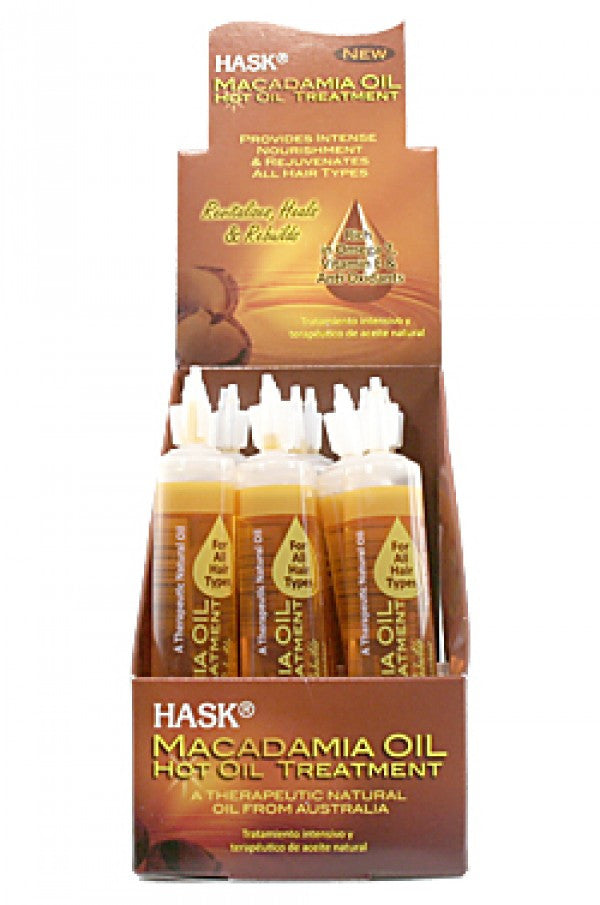Hask-27 Hot Oil Treatment - Macadamia (1oz/18pc/ds)