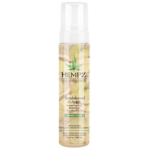 Hempz Sandalwood & Apple Foaming Body Wash 8.5oz