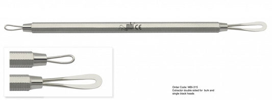 MBI-315 Extractor Double Ended For Bulk/Single Blackheads