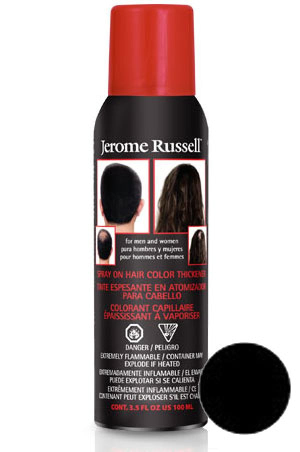 Jerome Russell Hair Thicker Spray Jet Black