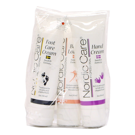 Nordic Care Moisturizing Pack 3 oz Foot/3 oz Hand/3 oz Body