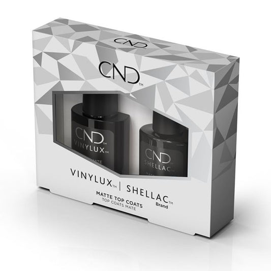 CND Vinylux & Shellac Matte Top Coat Duo Pack 92651