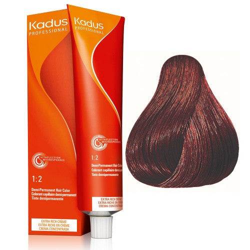 Kadus Demi-Permanent 5RB Light Brunette Red Brown 2oz