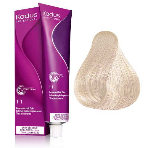 Kadus Permanent 10AV Lightest Blonde Ash Violet 2oz