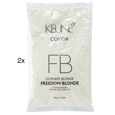 Keune Ultimate Blonde Freedom 金发提拉粉补充装 17.6 盎司 2 支装