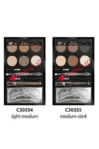 L.A.Colors I ? Makeup Makeup Perfect Brow Palette (13 piece set) -pc