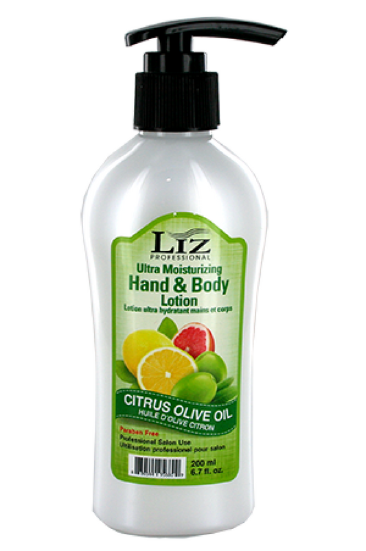 LIZ Professional-1 Hand&Body Lotion-Citrus Olive Oil (6.7oz)