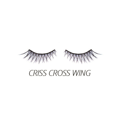 Luxe - Natural False Lashes - Criss Cross Wing - 1 Pair