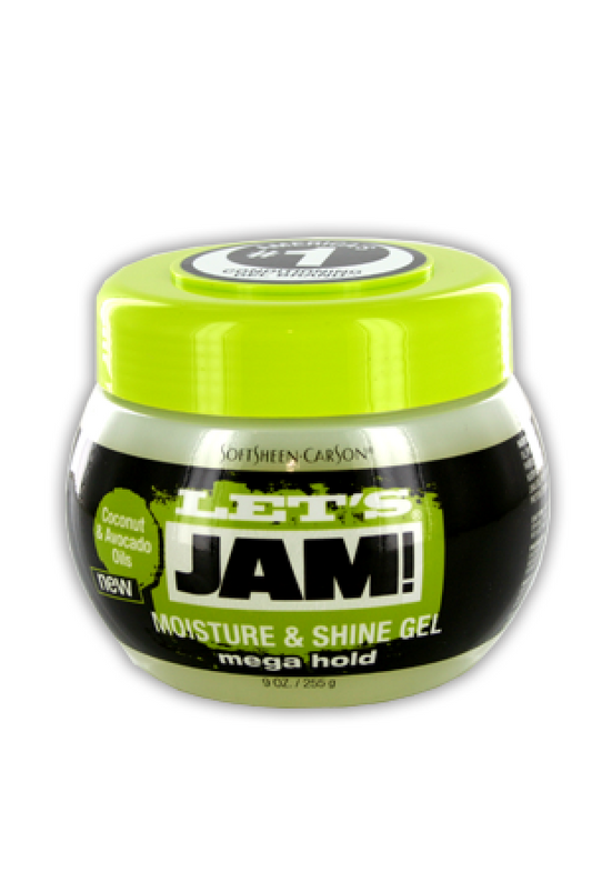 Let's Jam-12 Moisture & Shine Gel Mega Hold (9oz)