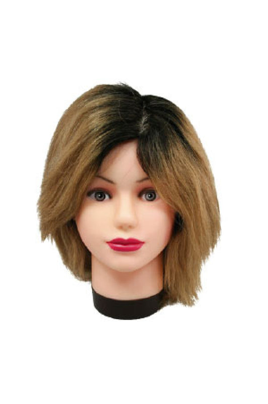 M-No.1 Practice Out Grow Mannequin Human Hair 1B/406 (8b)