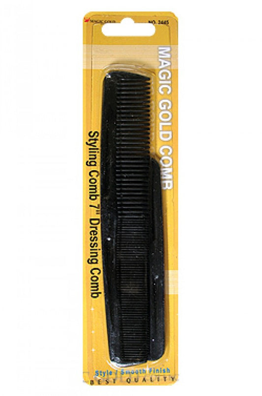 Magic Gold-2445 7" Dressing Comb w/ 5" Comb -dz