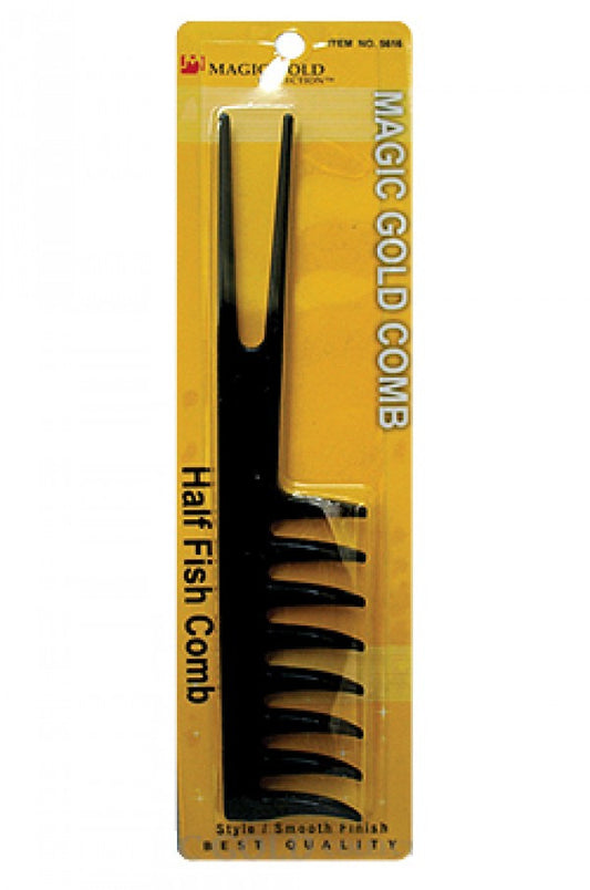 Magic Gold Half Fish Comb Item5616 (dz)