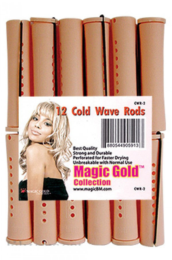 Magic Gold Cold Wave Rods Jumbo 12/16" Sandy CWR-2 -dz