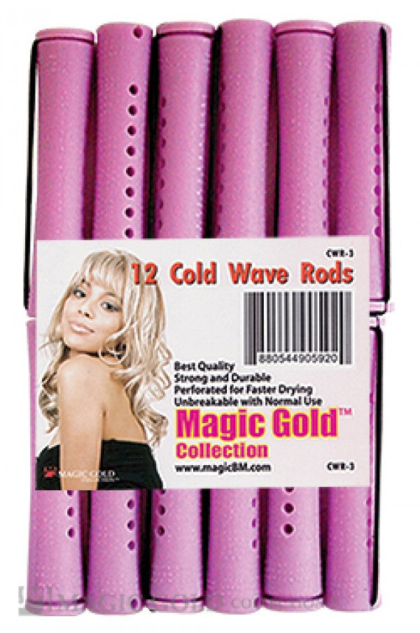 Magic Gold Cold Wave Rods Long 11/16" Orchid CWR-3 -dz