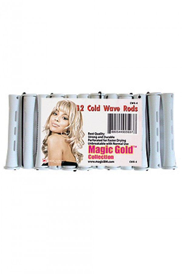 Magic Gold Cold Wave Rods Long 9/16" White CWR-4 -dz