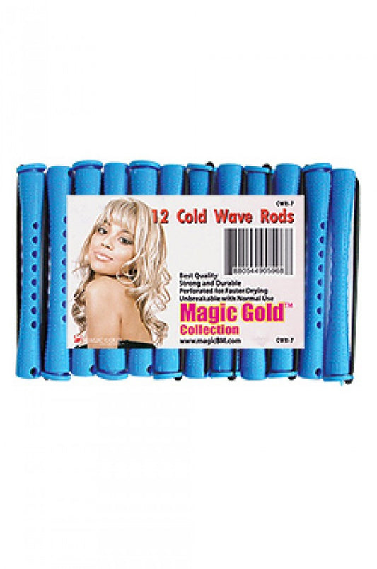 Magic Gold Cold Wave Rods Long 4/16" Blue CWR-7 -dz