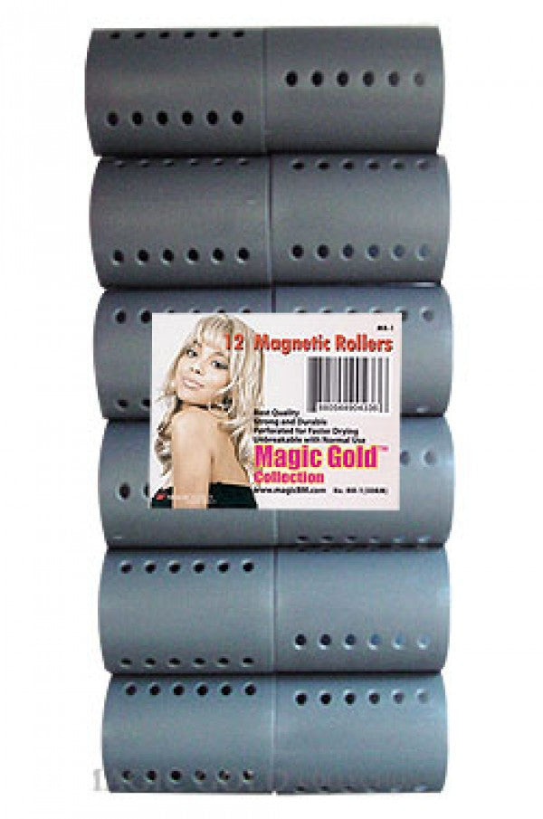 MR-1 Magnetic Rollers 12pc (50mm/ Grey) -pk