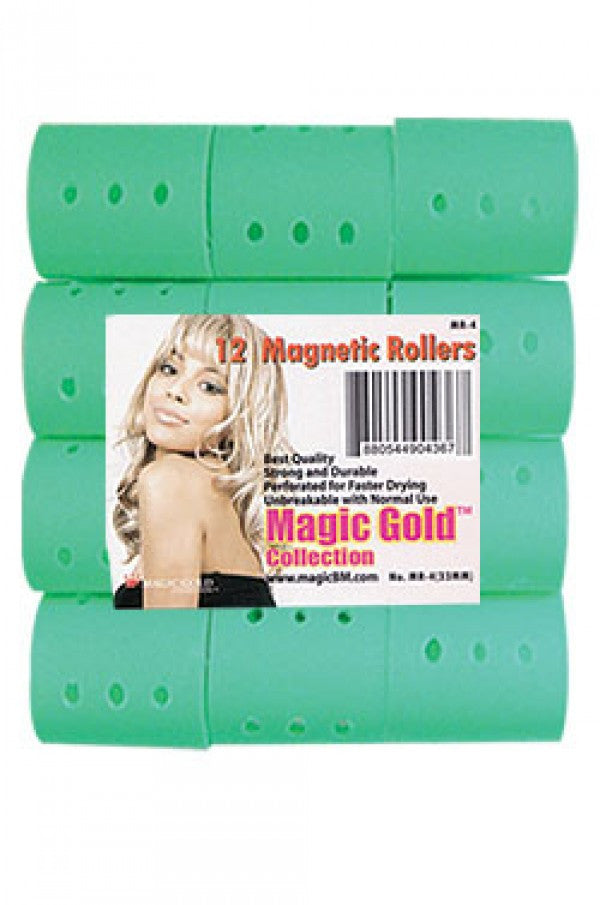 MR-4 Magnetic Rollers 12pc (33mm/ Green) -pk