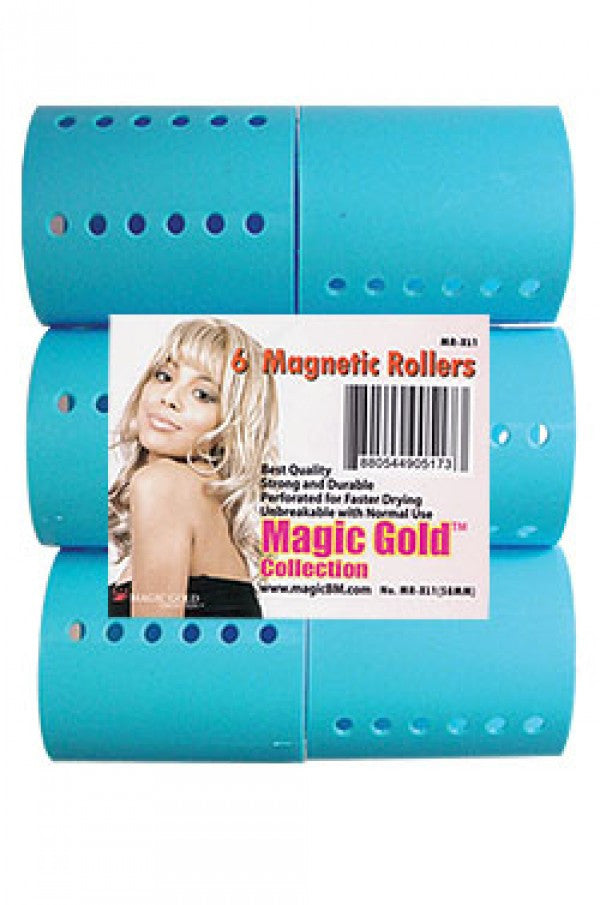 MR-XL1 Magnetic Rollers 6pc (58mm/ L.Blue) -pk