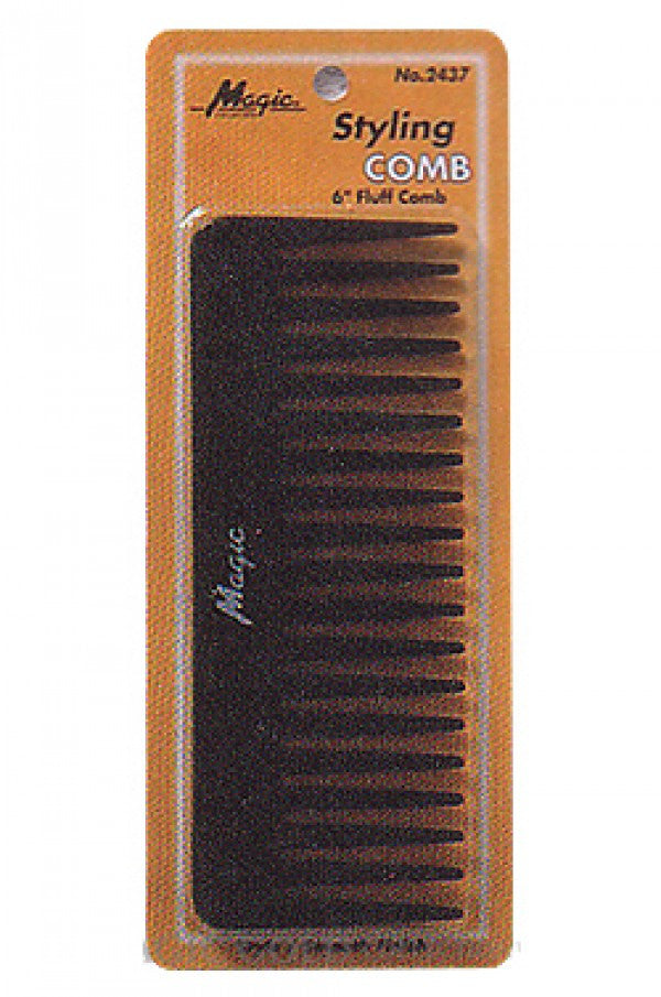 Magic-2437 6" Fluff Wide Comb Item -dz