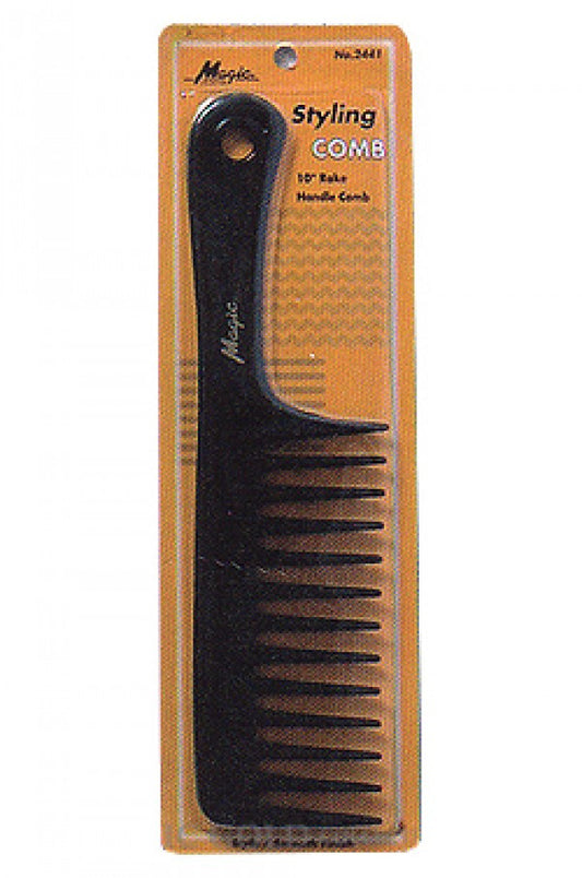 Magic-2441/7580 10" Rake Handle Comb -dz