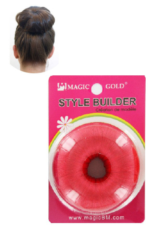 Magic Gold-4887 Style Builder (Donut Bun Style) Red -pc