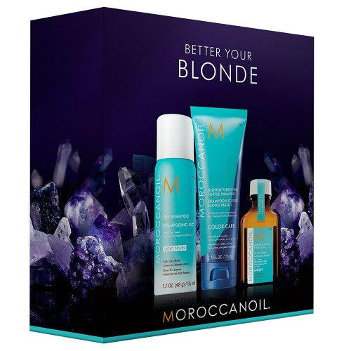 Moroccanoil Better Your Blonde Mini 3pk