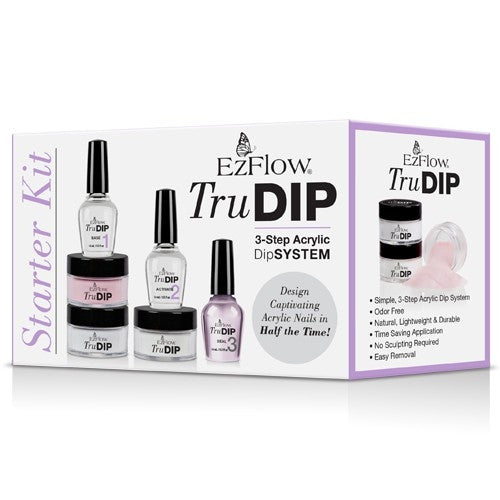 EzFlow TruDip 3 Step Acrylic DipSystem Starter Kit - 66893