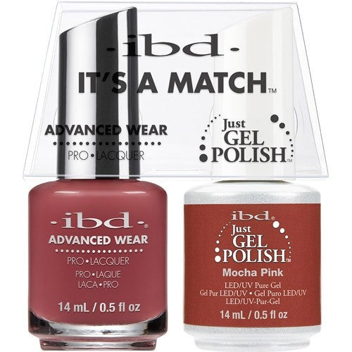 IBD Just Gel Polish It's A Match - Mocha Pink