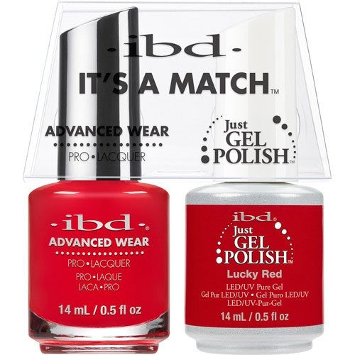 IBD Just Gel Polish It's A Match - Lucky Red