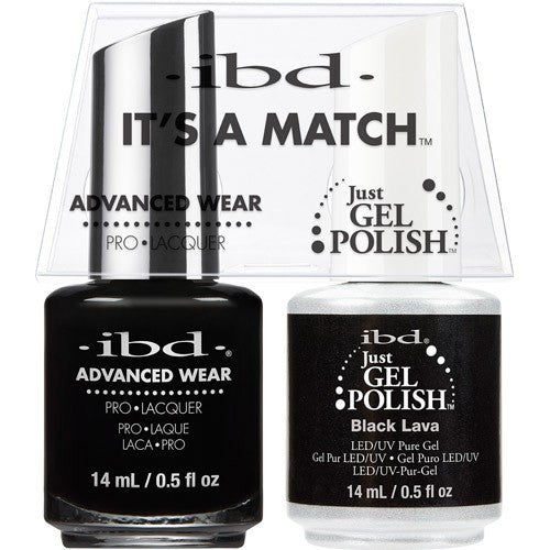 IBD Just Gel Polish It's A Match - Black Lava