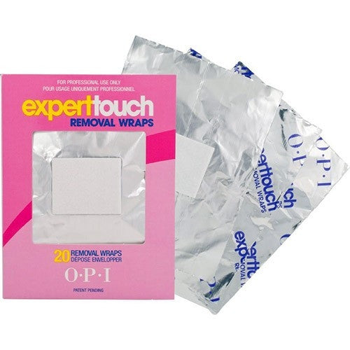 OPI Expert Touch Removal Wraps 20 Count Pack AC830