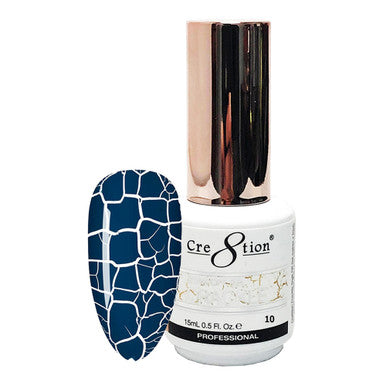 Cre8tion Crackle 10 Soak Off Gel 0.5 fl oz/15 ml 0916-2863