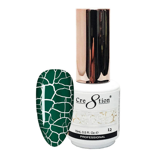 Cre8tion Crackle 12 Soak Off Gel 0.5 fl oz/15 ml 0916-2865