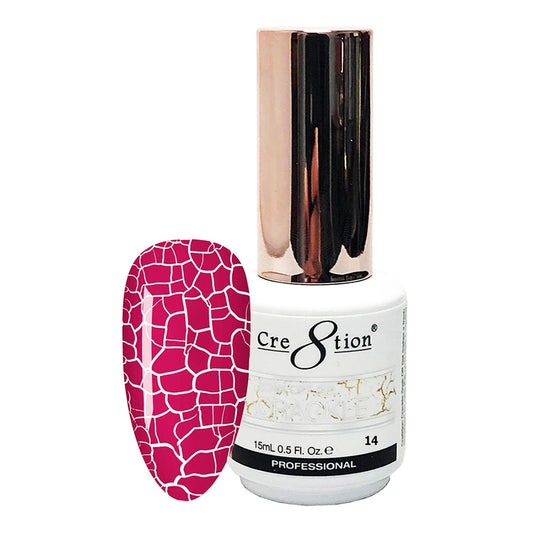 Cre8tion Crackle 14 Soak Off Gel 0.5 fl oz/15 ml 0916-2867