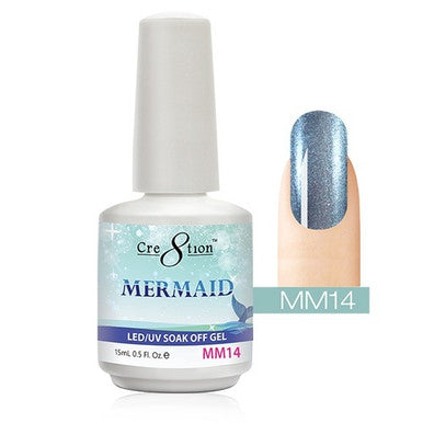 Cre8tion Mermaid LED/UV Soak Off Gel 0.5 fl oz/15ml - MM14