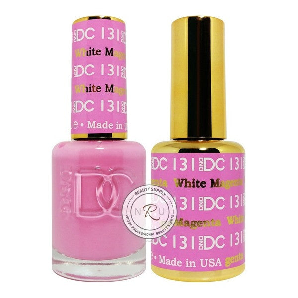 Daisy Soak Off Gel - White Magenta - DC131