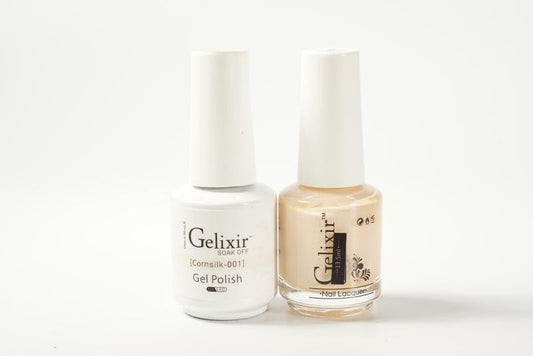 Gelixir Soak Off Gel All In One Set - Cornsilk GX001