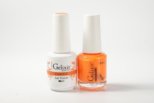 Gelixir Soak Off Gel All In One Set Coral GX014